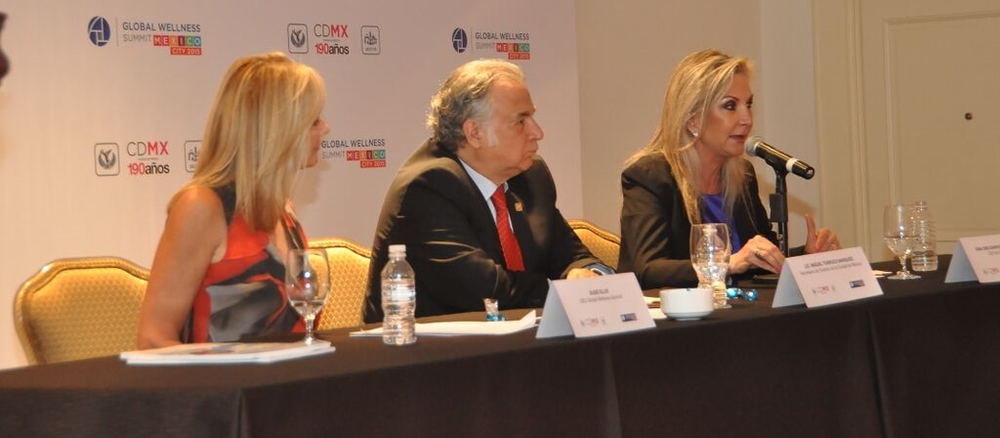  Global Wellness Summit Press Conference in Mexico City 