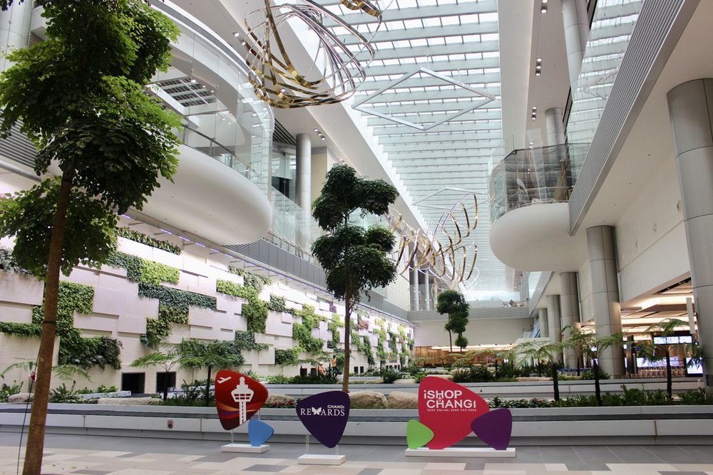  Singapore’s Changi airport focuses on bringing nature inside.  Credit: Yvette Tan for Mashable  
