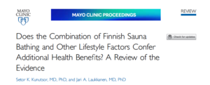 Does the Combination of Finnish Sauna Bathing and Other Lifestyle Factors Confer Additional Health Benefits?