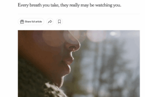 Scientists Find That Each Person Has a Unique 'Breath Print'