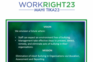 WorkRight23 Logo and Mission Vision Values