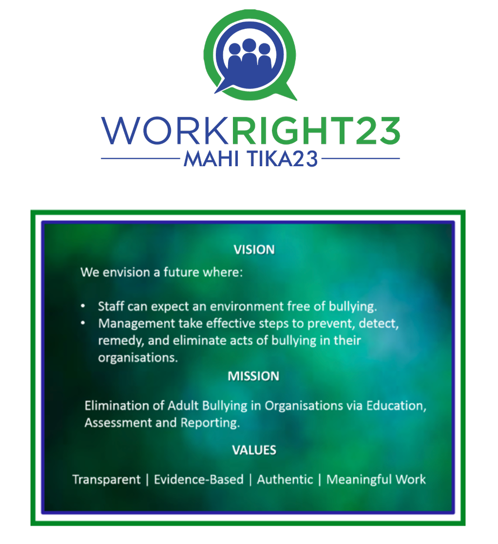 WorkRight23 Logo and Mission Vision Values