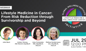 Lifestyle Medicine in Cancer: From Risk Reduction through Survivorship and Beyond